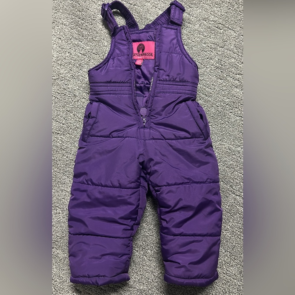 Weatherproof Purple Infant Snowsuit